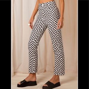 Peppermayo Electric Avenue Pants - Warped Check